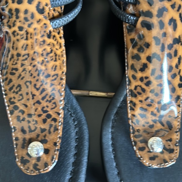 NEW! DONALD J PLINER LEOPARD WEDGE SANDALS - Picture 8 of 10